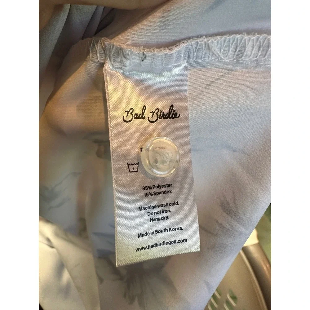 Bad Birdie Mens The OC Core Polo‎ Floral White Green BBMP015-604 XXL New
